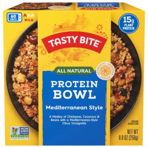 Tasty Bite Protein Bowl, Mediterranean Style