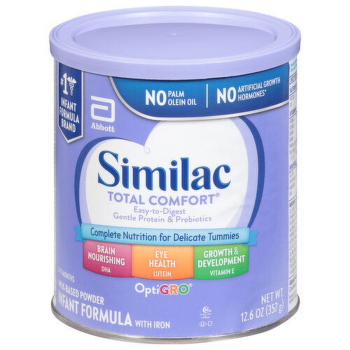 Similac Infant Formula, Milk-Based Powder, OptiGro, 0-12 Months