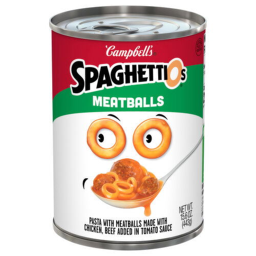 SpaghettiOs Pasta, Meatballs