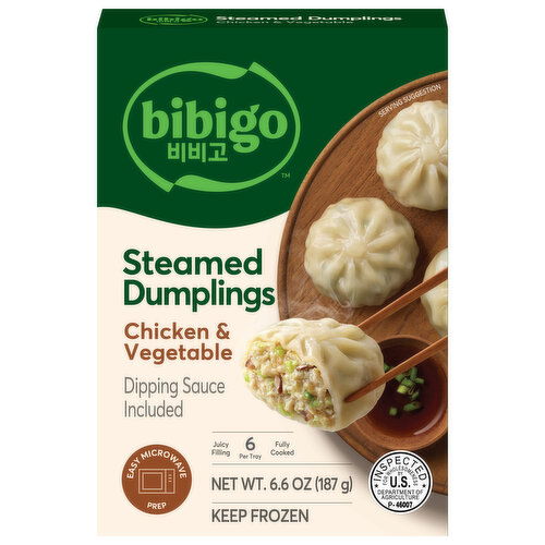 Bibigo Chicken & Vegetable Steamed Dumplings