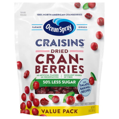 Ocean Spray Cranberries, Dried