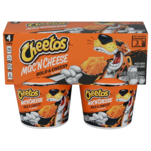 Cheetos Mac'n Cheese, Bold & Cheesy Flavor