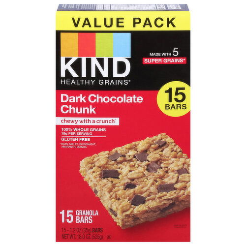 Kind Granola Bars, Dark Chocolate Chunk, Value Pack