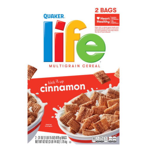 Quaker Multigrain Cinnamon Cereal