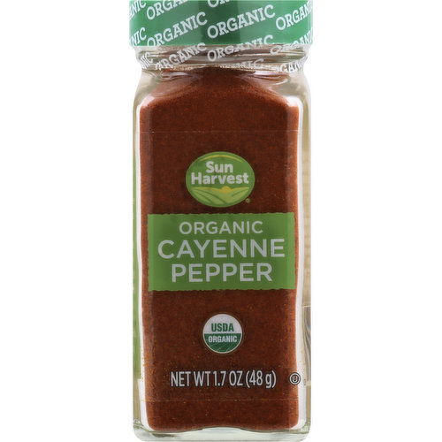 Sun Harvest Cayenne Pepper, Organic