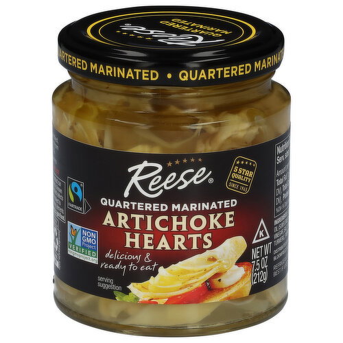 Reese Quartered Marinated Artichoke Hearts Image 1 of 6