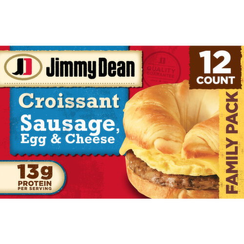 Jimmy Dean Sausage Egg Cheese Croissant 54 oz