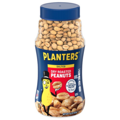 Planters Salted Dry Roasted Peanuts Image 1 of 6
