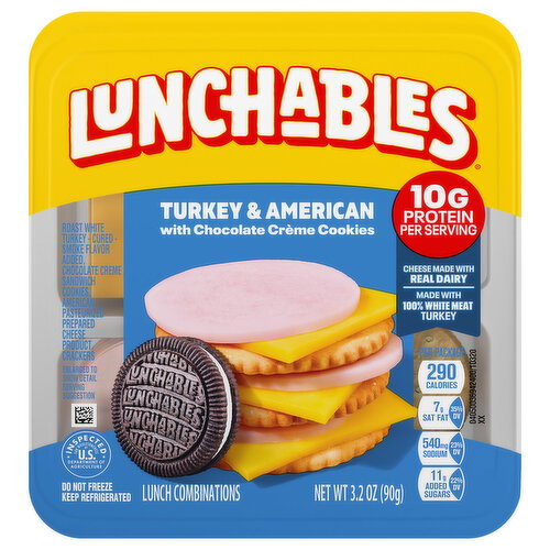 Lunchables Turkey & American with Chocolate Creme Cookies Lunch Combinations Image 1 of 6