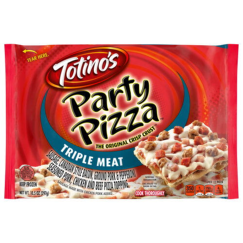 Totino's Triple Meat Party Pizza