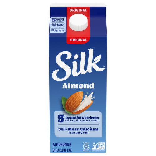 Silk Original Dairy Free Vegan Almond Milk