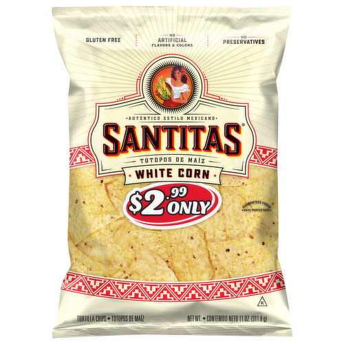Santitas White Corn Tortilla Chips