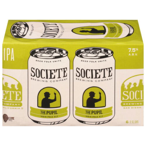 Societe Beer, Indian Pale Ale, The Pupil