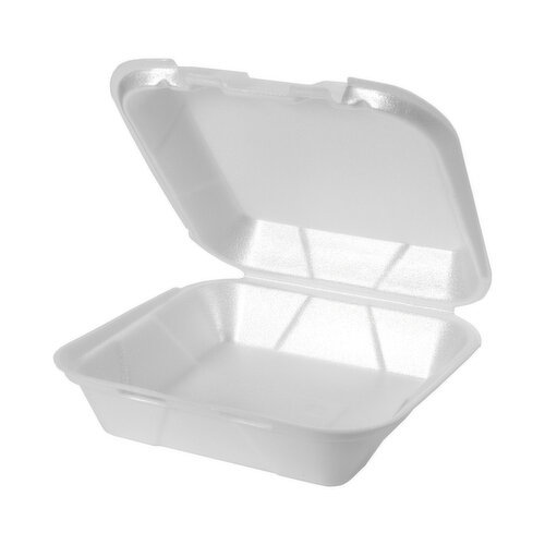 8x8 Hinged 1-Comp Container White AZ/NV