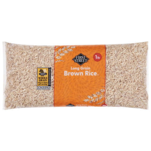 First Street Brown Rice, Long Grain