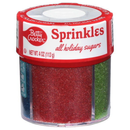 Betty Crocker All Holiday Sugars Sprinkles