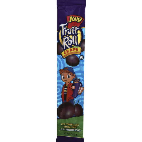 Jovy Fruit Roll, Grape Flavor