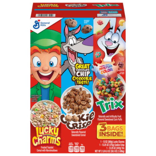 General Mills Lucky Charms/Cookie Crisp/Trix Cereal