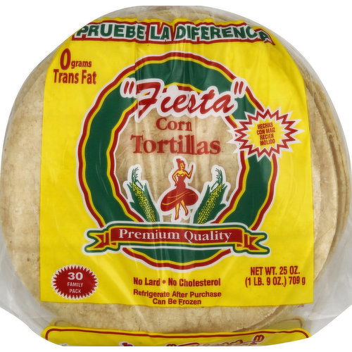 Fiesta Tortillas, Corn, Family Pack