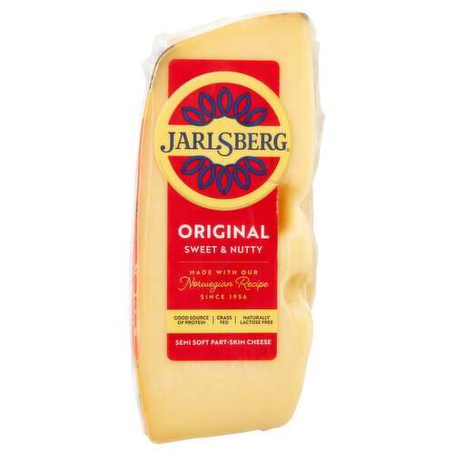 Jarlsberg Semi Soft Part-Skim Original Cheese Image 1 of 4