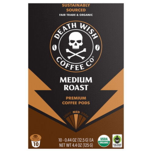 Death Wish Coffee Co Premium Medium Roast Coffee