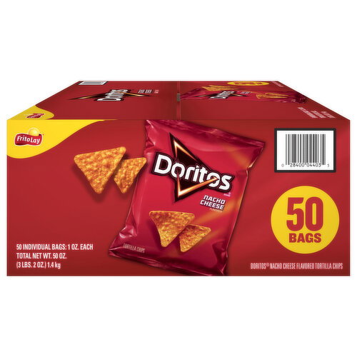 Doritos Nacho Cheese Flavored Flavored Tortilla Chips Image 1 of 6
