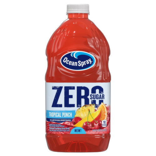 Ocean Spray Cranberry Juice Drink, Zero Sugar, Tropical Punch