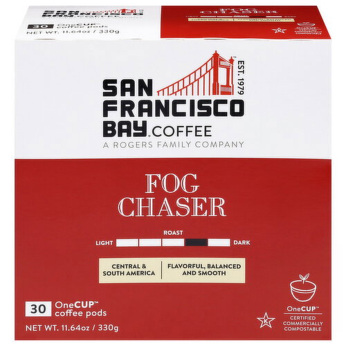 San Francisco Bay OneCup Coffee Pods Fog Chaser Coffee