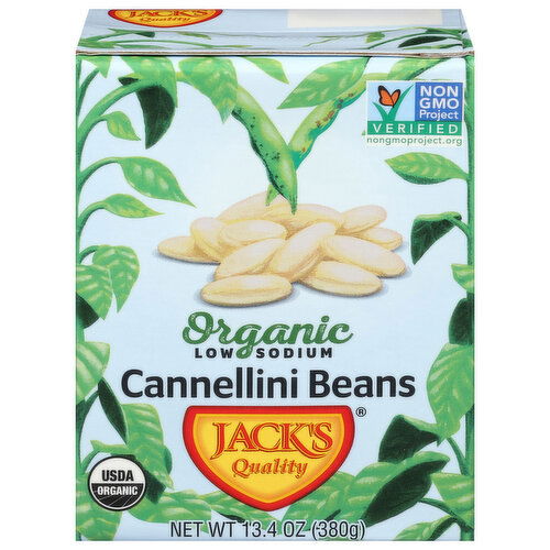 Jack's Quality Organic Low Sodium Cannellini Beans