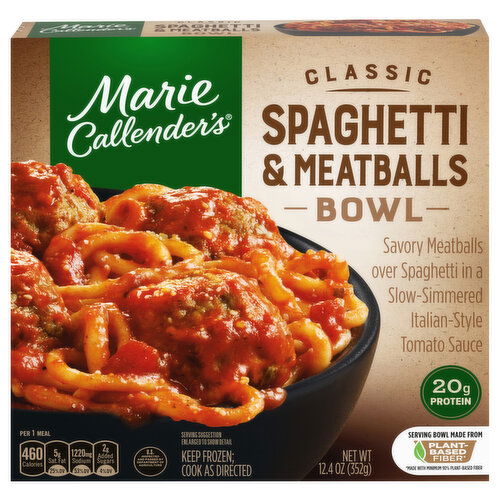 Marie Callender's Classic Spaghetti & Meatballs Bowl