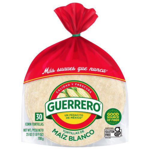 Guerrero White Corn Tortillas