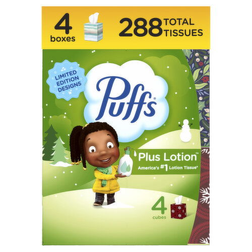 Puffs Plus Lotion Facial Tissue