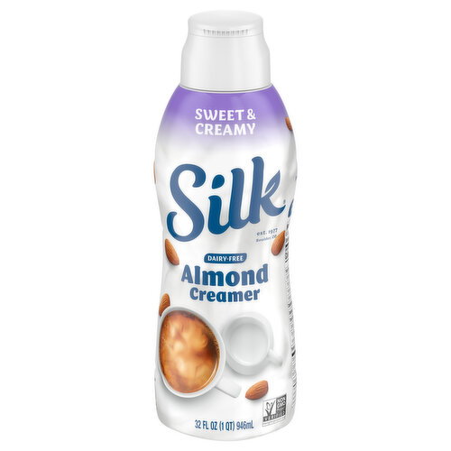 Silk Dairy Free Sweet & Creamy Almond Coffee Creamer