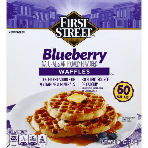 First Street Waffles, Blueberry