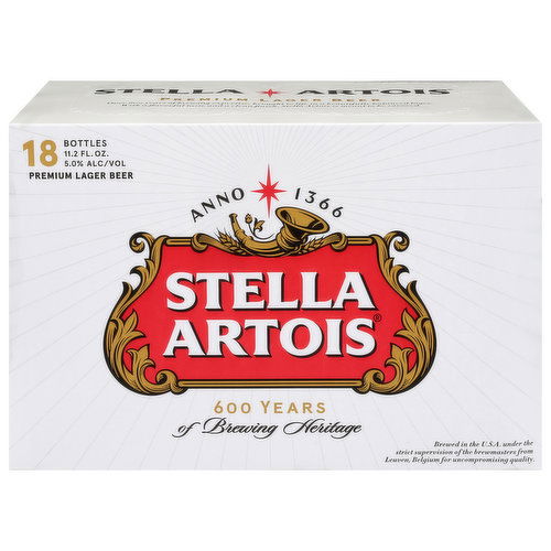 Stella Artois Beer, Lager, Premium