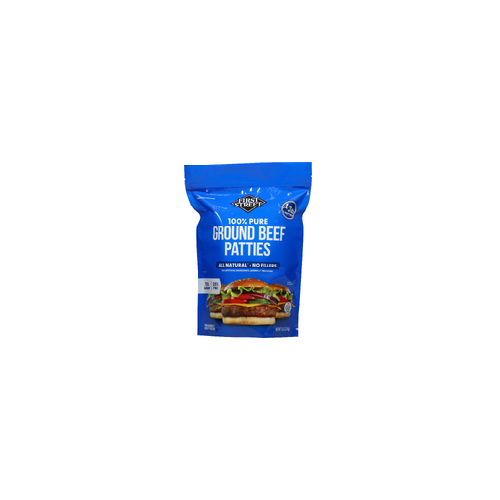 First Street Beef, Ground, 75/25, Patties