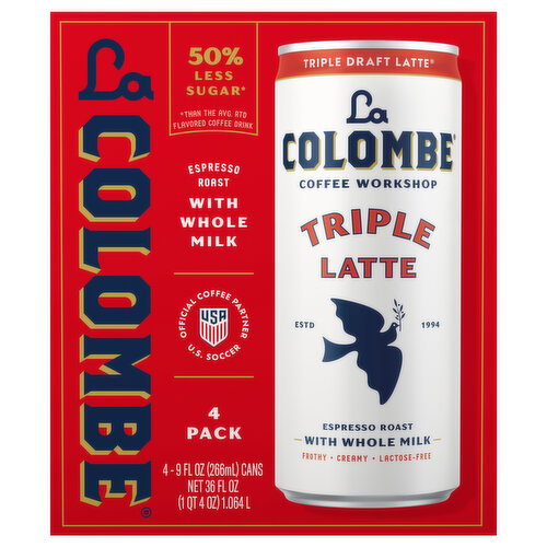 La Colombe Espresso Roast Triple Latte Image 1 of 6
