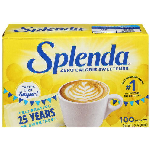 Splenda Sweetener, Zero Calorie