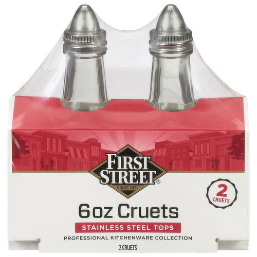 First Street Cruets, 6 Ounce