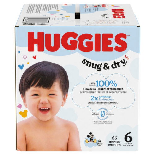 Huggies Snug & Dry Sz 6
