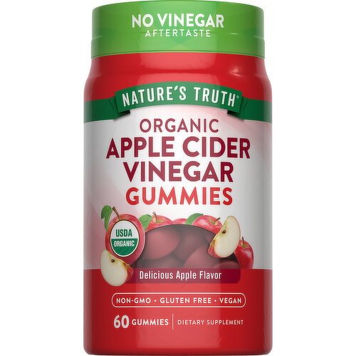 Nature's Truth Nature's Truth Organic Apple Cider Vinegar 60 Gummies Image 1 of 4