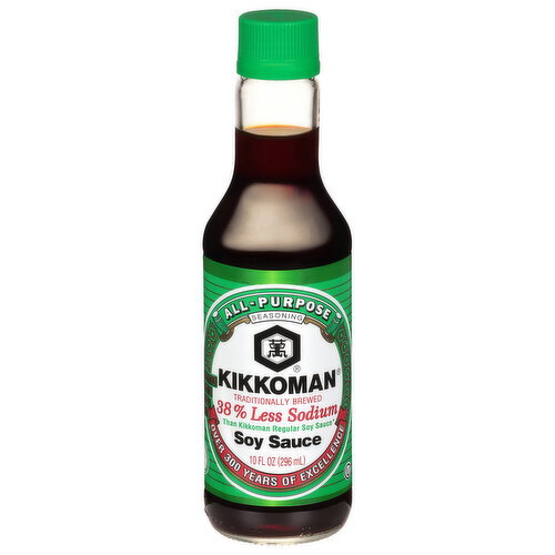Kikkoman 38% Less Sodium All-Purpose Soy Sauce Image 1 of 6