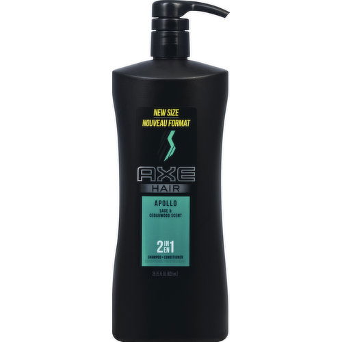 AXE Shampoo + Conditioner, 2 in 1, Apollo