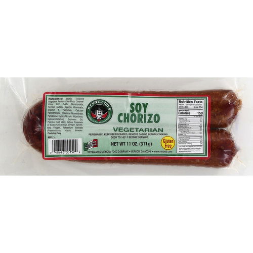 Reynaldo's Soy Chorizo