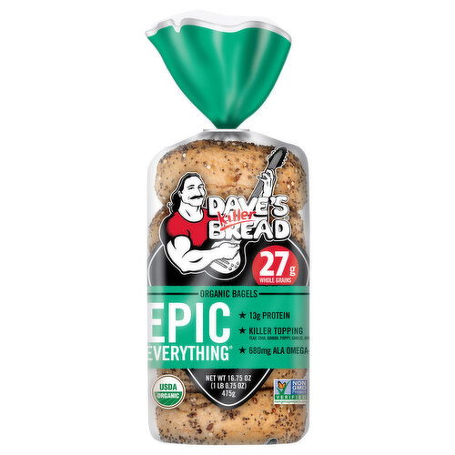 Dave's Killer Bread Organic Epic Everything Bagels
