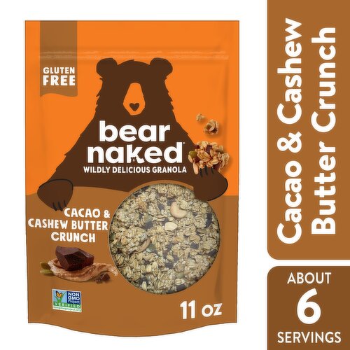 Bear Naked Granola Cereal, Cacao and Cashew Butter Crunch