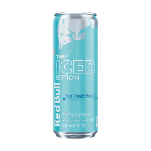 Red Bull Iced Edition Energy Drink, Iced Vanilla Berry, 114mg Caffeine, Taurine & B Vitamins