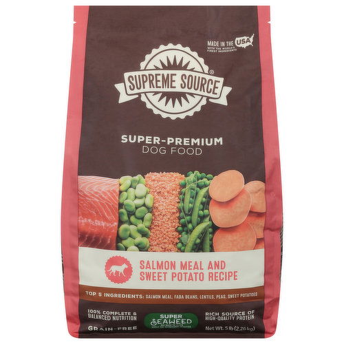 Supreme Source Dog Food, Salmon Meal and Sweet Potato Recipe, Super Premium