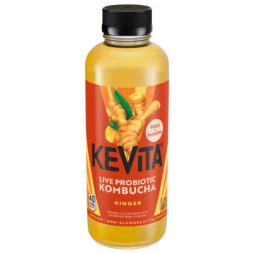 KeVita Live Probiotic Ginger Kombucha