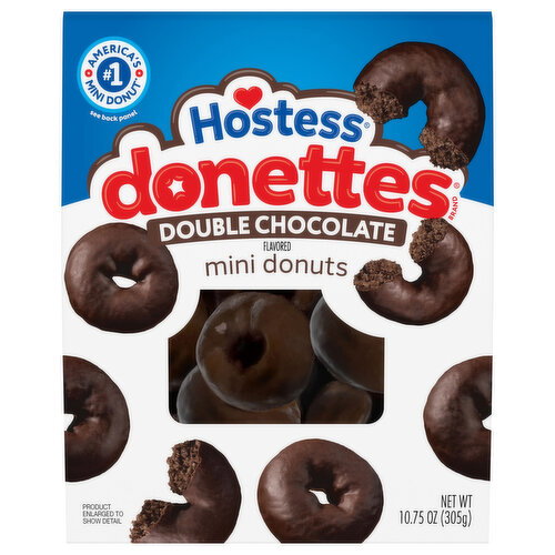 Hostess Double Chocolate Flavored Mini Donuts